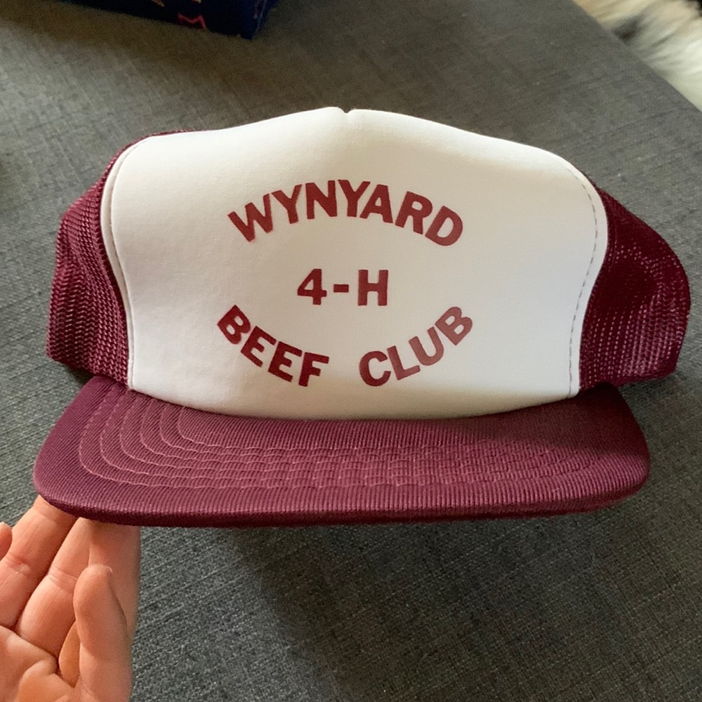 Purple Vintage Trucker Cap - Wynyard Saskatchewan Beef Club